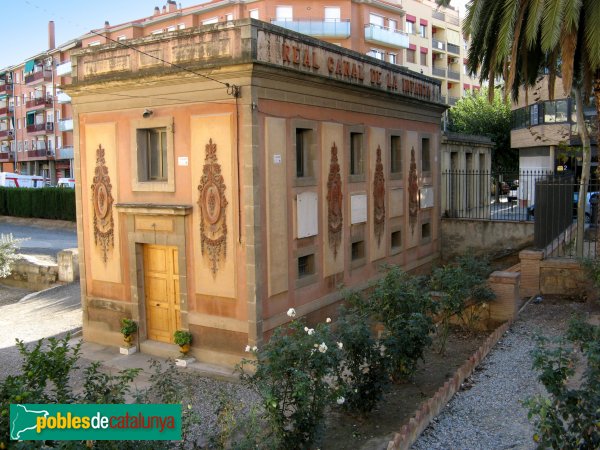 Molins de Rei - Casa de comportes del canal de la Infanta