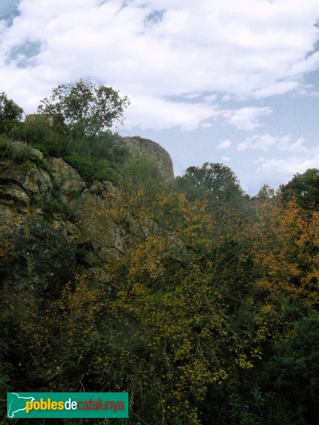 Pontils - Santa Maria de Vallespinosa, l'absis de lluny