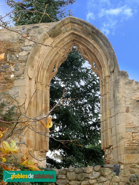 Monestir de Poblet - Ruïnes del palau abacial