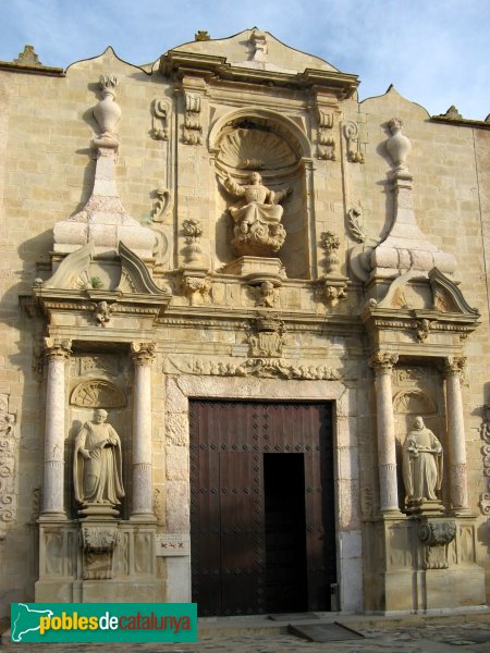 Monestir de Poblet - Façana de l'església