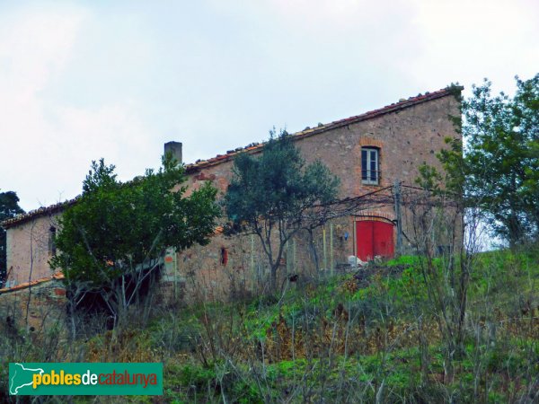 Can Castellet de Dalt, vista sud