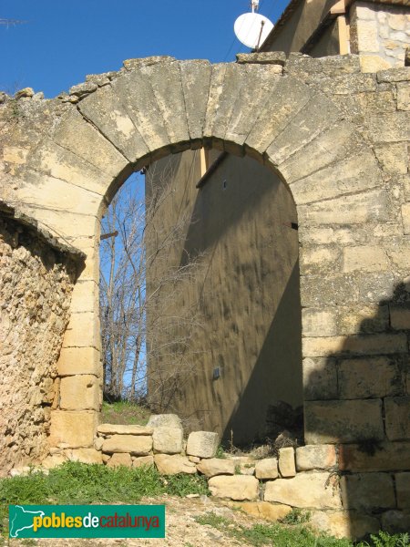 Vallclara - Porta de l'antic cementiri