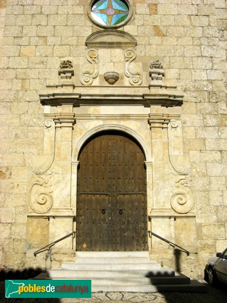 Vilanova de Prades - Església de Sant Salvador, portada