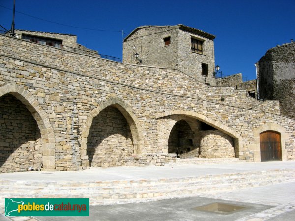 Forès - Plaça del Mirador