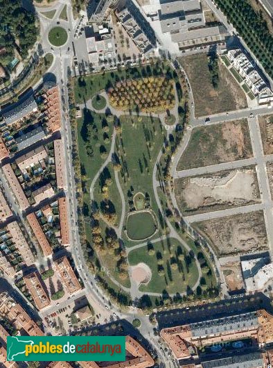 Sant Quirze del Vallès - Parc de les Morisques, vista aèria