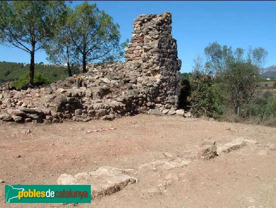 Viladecavalls - Restes del castell de Toudell