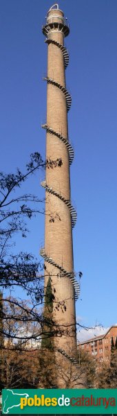 Terrassa - Xemeneia de Ca l'Almirall (4)