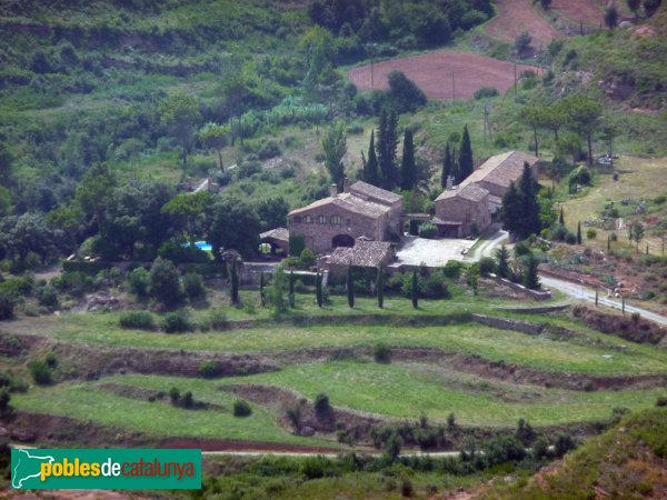 Sant Llorenç Savall - El Romeu, vist pujant al castell de Pera