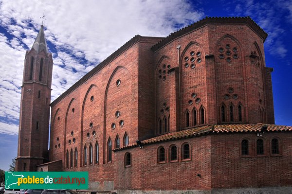 Església de Sant Genís, des de llevant