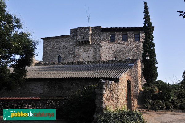 Castell de Plegamans, vist des del N