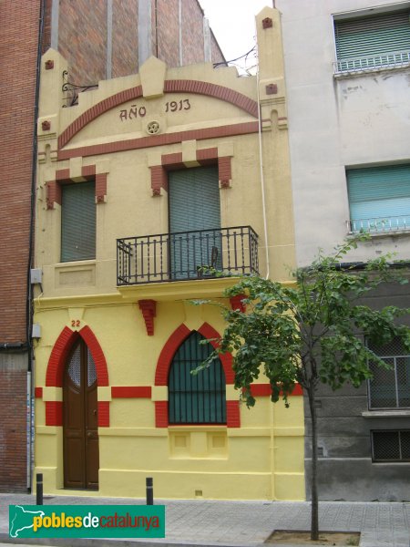 Barcelona - Carrer del Comte Güell, 22 (Foto: Albert Esteves, 2010) Barcelona - Carrer del Comte Güell, 22