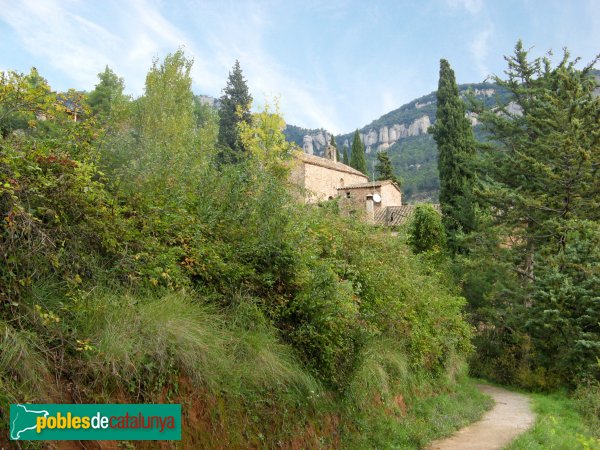 Gallifa - Camí de l'església de Sant Pere i Sant Feliu