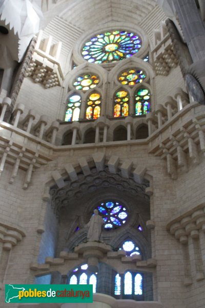 Barcelona - Sagrada Família, interior