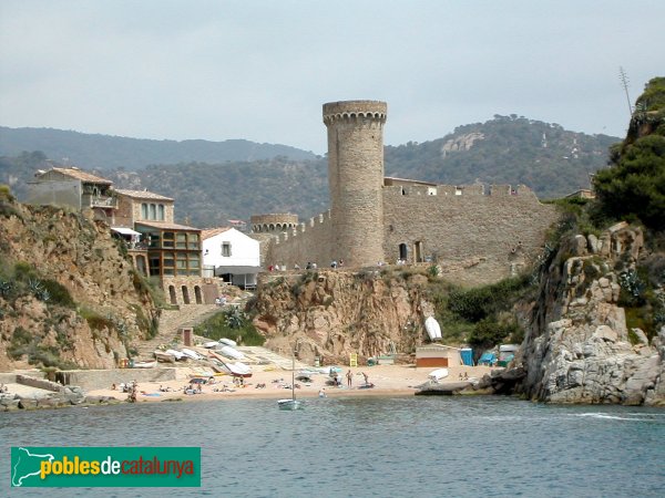 Tossa de Mar - Muralla, torre del Codolar