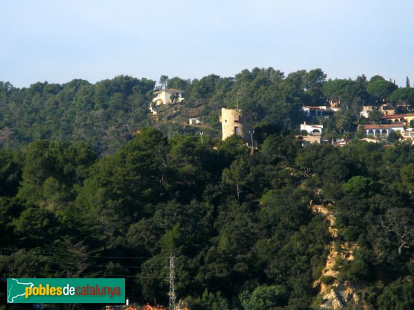 Tossa de Mar - Torre dels Moros, des de la Vila Vella