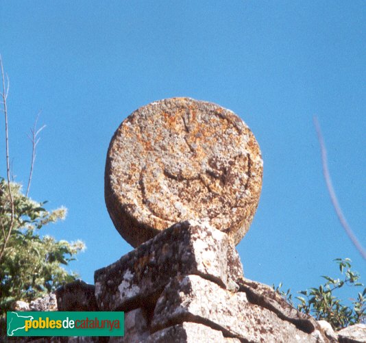 Glorieta - Estela funerària desapareguda, amb la figura d'un paó