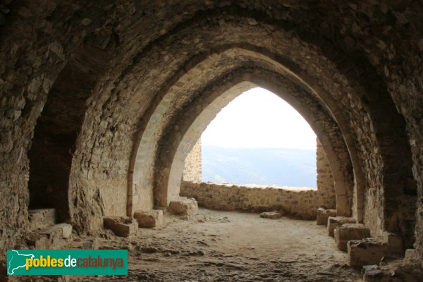 Arbúcies - Castell de Montsoriu, sala gòtica