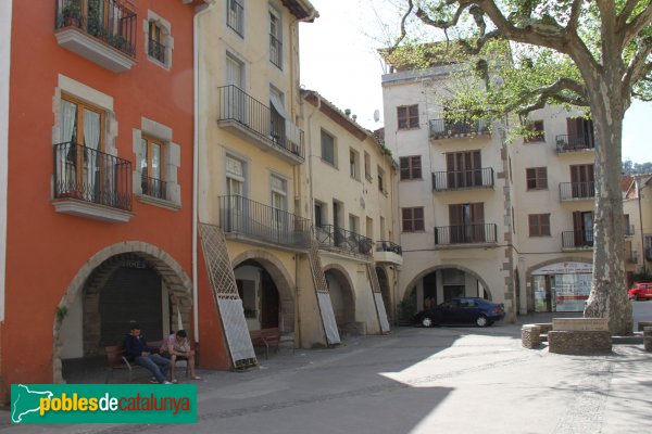 Arbúcies - Porxos de la Plaça de la Vila