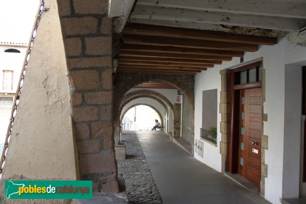 Arbúcies - Porxos de la Plaça de la Vila