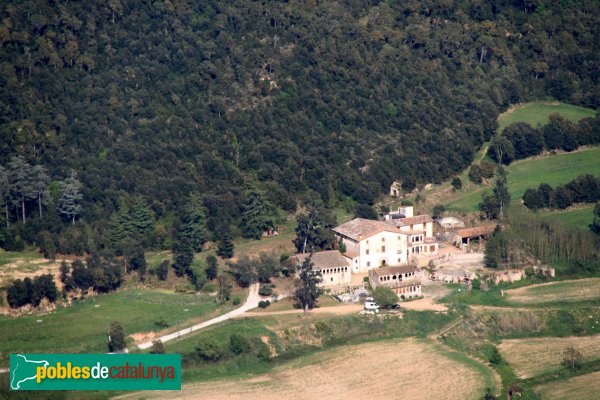 Sant Feliu de Buixalleu - Ca n´Horta des de Montsoriu