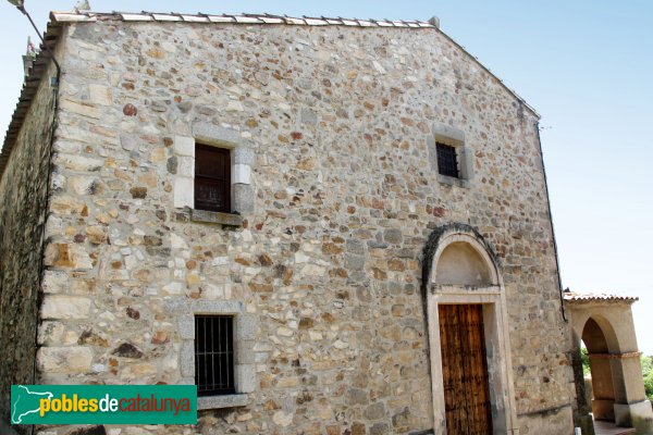 Sant Feliu de Buixalleu - Església de Sant Feliu, porta moderna