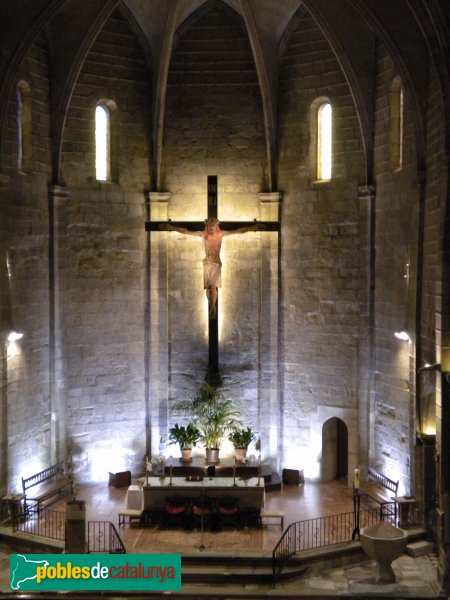 Linyola - Santa Maria, presbiteri (Foto: Manel Gastón, 2011) Linyola - Santa Maria, presbiteri