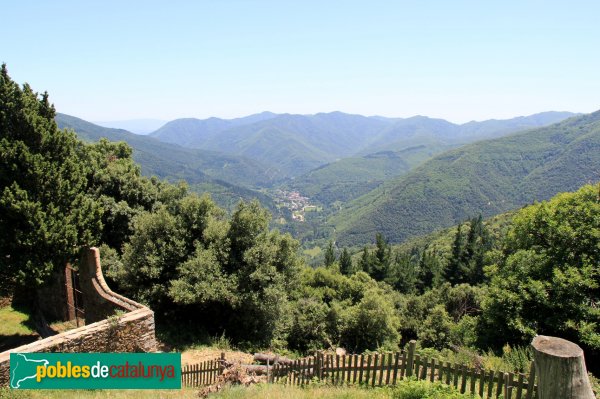 Osor - Panoràmica des del Coll