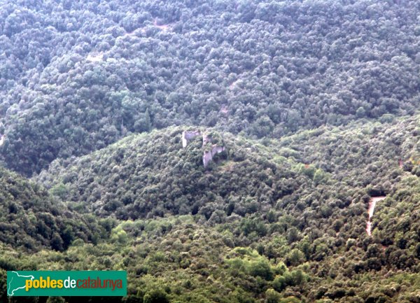 Susqueda - Castell de Fornils, des del Far