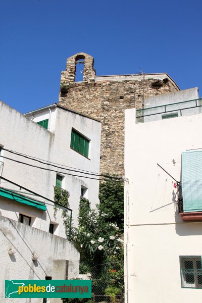 LLançà - Església de Sant Vicenç, capçalera amb espadanya