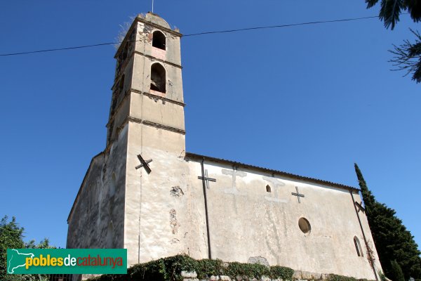 Riudarenes - Sant Martí de l'Esparra, abans de l'esfondrament