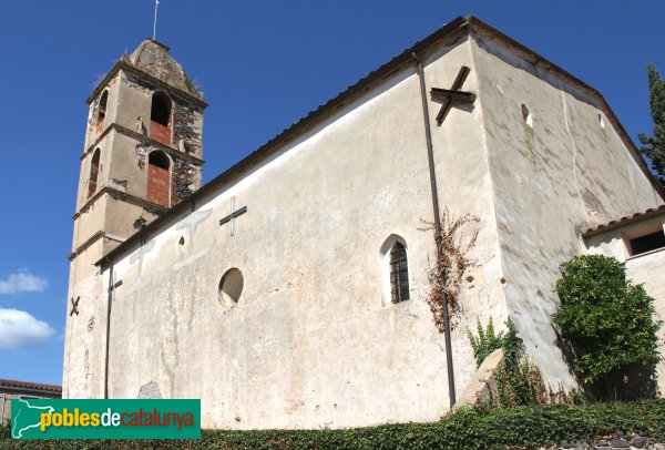 Riudarenes - Sant Martí de l'Esparra, abans de l'esfondrament