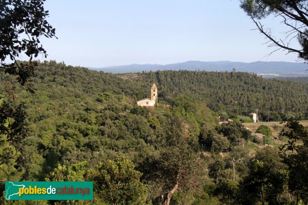 Riudarenes - Sant Martí de l'Esparra, abans de l'esfondrament