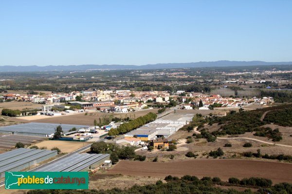 Maçanet de la Selva - Castell de Torcafelló, panoràmica des del castell