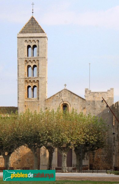 Vilabertran - Església de Santa Maria, campanar