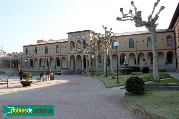 Caldes de Malavella - Balneari Vichy Catalán, façana interior