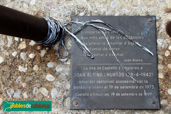 Castelló d´Empúries - Monument a Joan Alsina