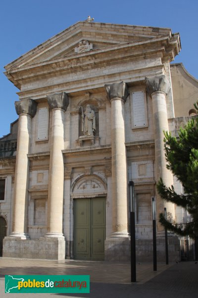 Vilanova i la Geltrú - Església Sant Antoni Abat, façana antiga