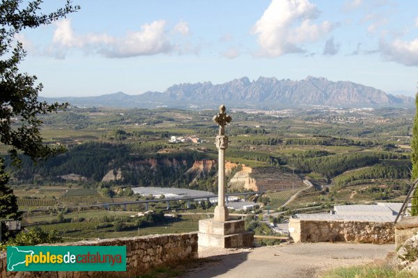 Subirats - Creu del castell de Subirats