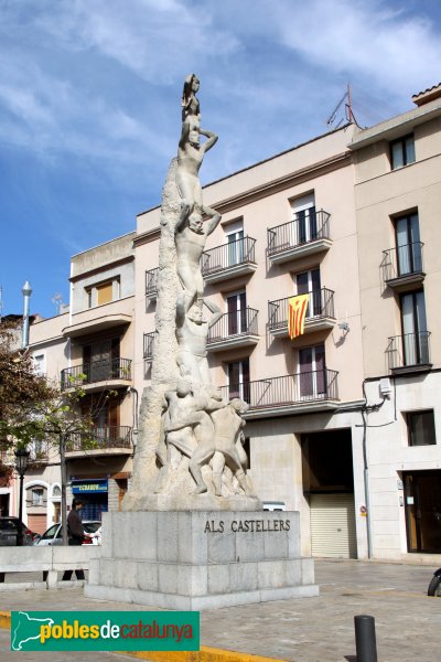 Vilafranca - Monument als Castellers