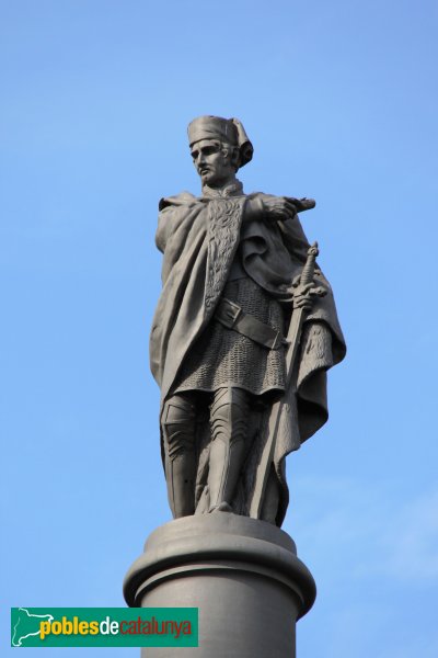 Barcelona - Monument a Galceran Marquet