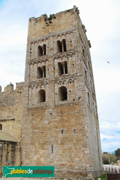 Sant Miquel de Fluvià - Campanar del Monestir