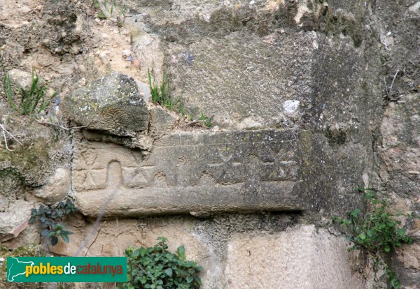 Pontós - Cases del Castell, detall