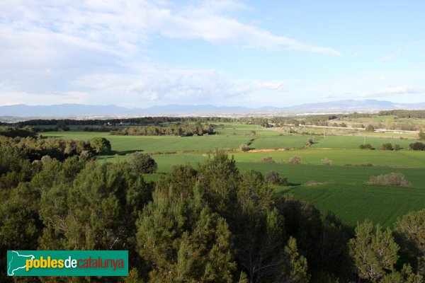 Pontós - Panoràmica des de la torre de l'Àngel