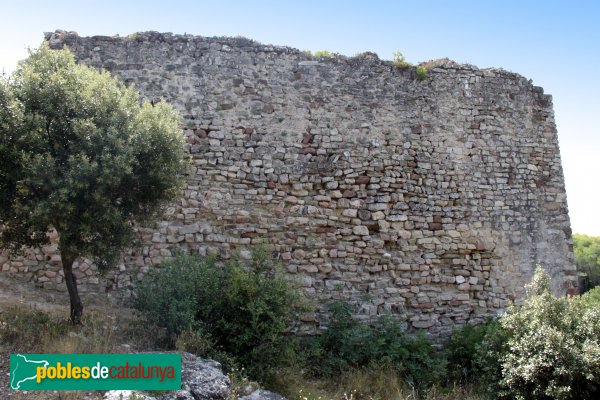 Gelida - Castell. Recinte sobirà