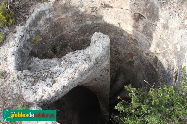 Mediona - Castell, interior de la torre del s. XV