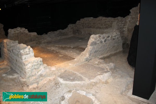 Barcelona - Domus romana i sitges del carrer de la Fruita