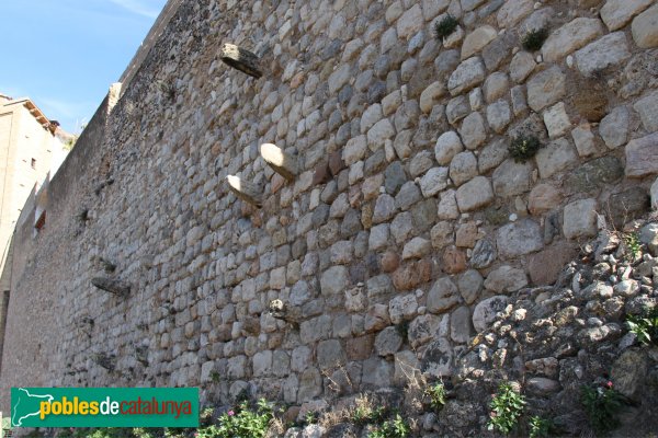 Torrelles de Foix - Muralla del casal dels Peguera