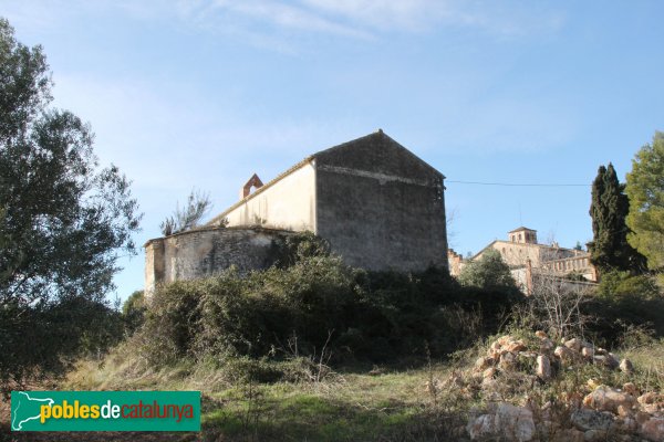 Castellví de la Marca - Capella de Sant Andreu, amb l'antic absis romànic (Foto: Albert Esteves, 2014) Castellví de la Marca - Capella de Sant Andreu, amb l'antic absis romànic