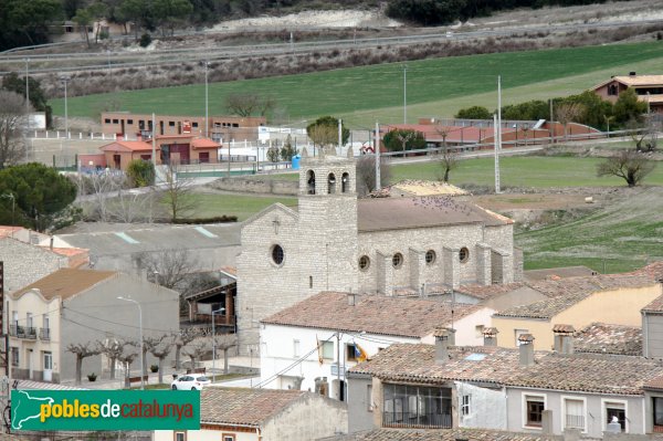 Ribera d'Ondara - Església de Santa Maria (Sant Antolí)