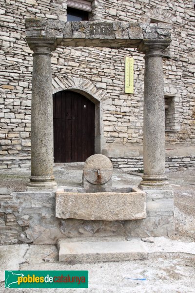 Ribera d'Ondara - Font de la plaça (Briançó)